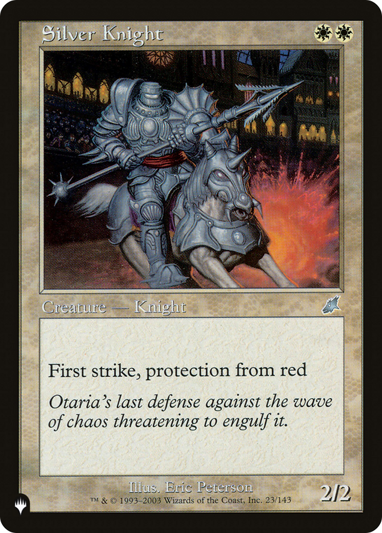 Silver Knight (LIST-SCG-023/143) - The List