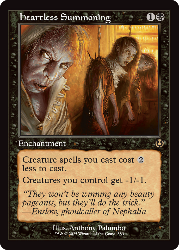 Heartless Summoning (INR-383) - Innistrad Remastered: (enchantment) Foil
