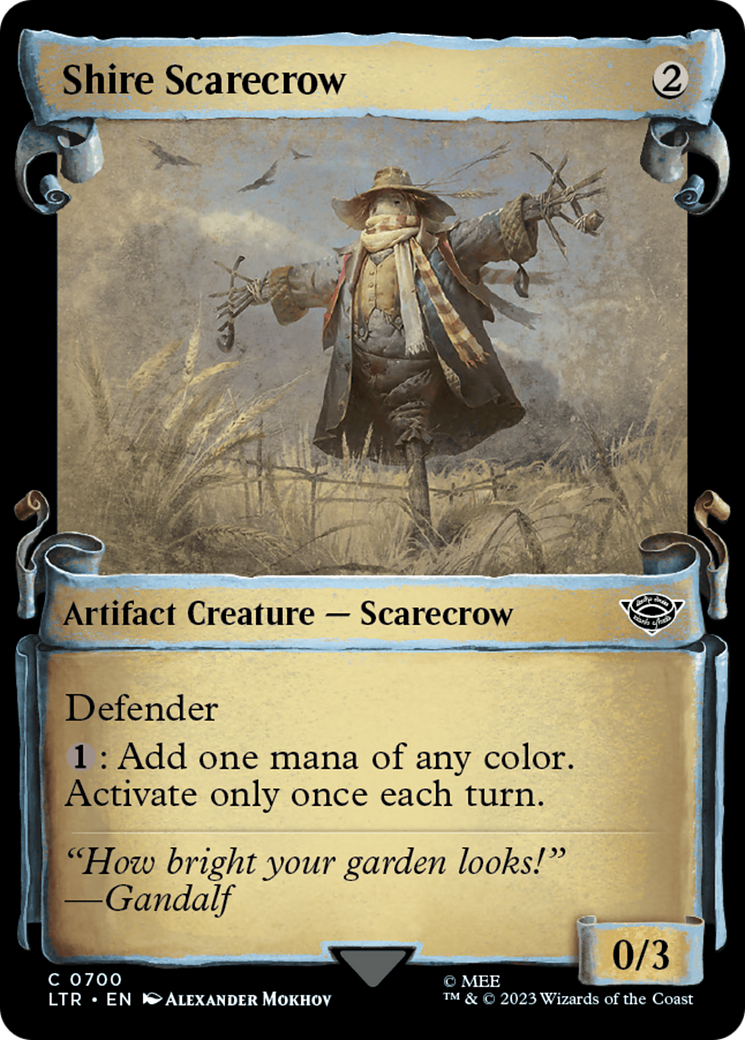 Shire Scarecrow (Showcase Scrolls) (LTR-700) - The Lord of the Rings: Tales of Middle-earth: (Showcase)
