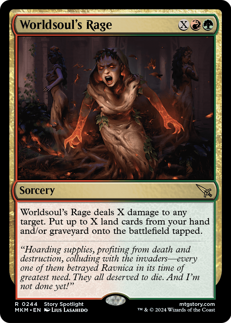 Worldsoul's Rage (MKM-244) - Murders at Karlov Manor Foil