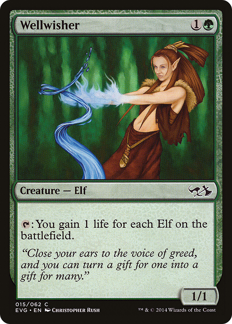 Wellwisher (DD3-15) - Duel Decks Anthology: Elves vs. Goblins