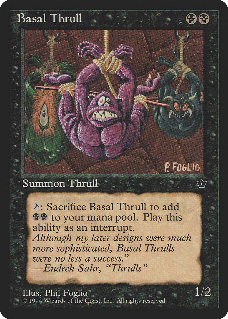Basal Thrull (P. Foglio) (FEM-34) - Fallen Empires