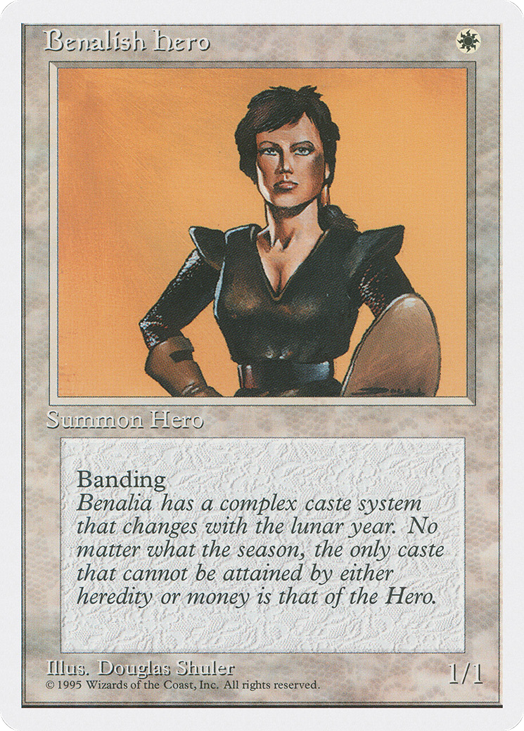 Benalish Hero (4ED-7) - Fourth Edition
