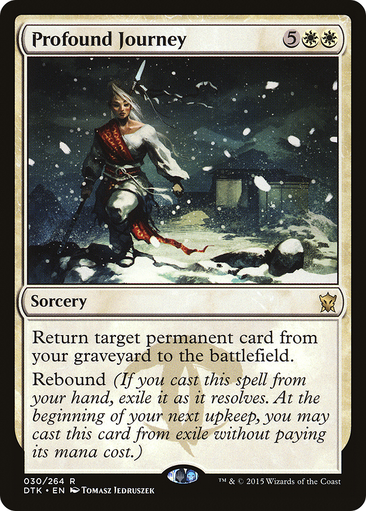 Profound Journey (DTK-030) - Dragons of Tarkir