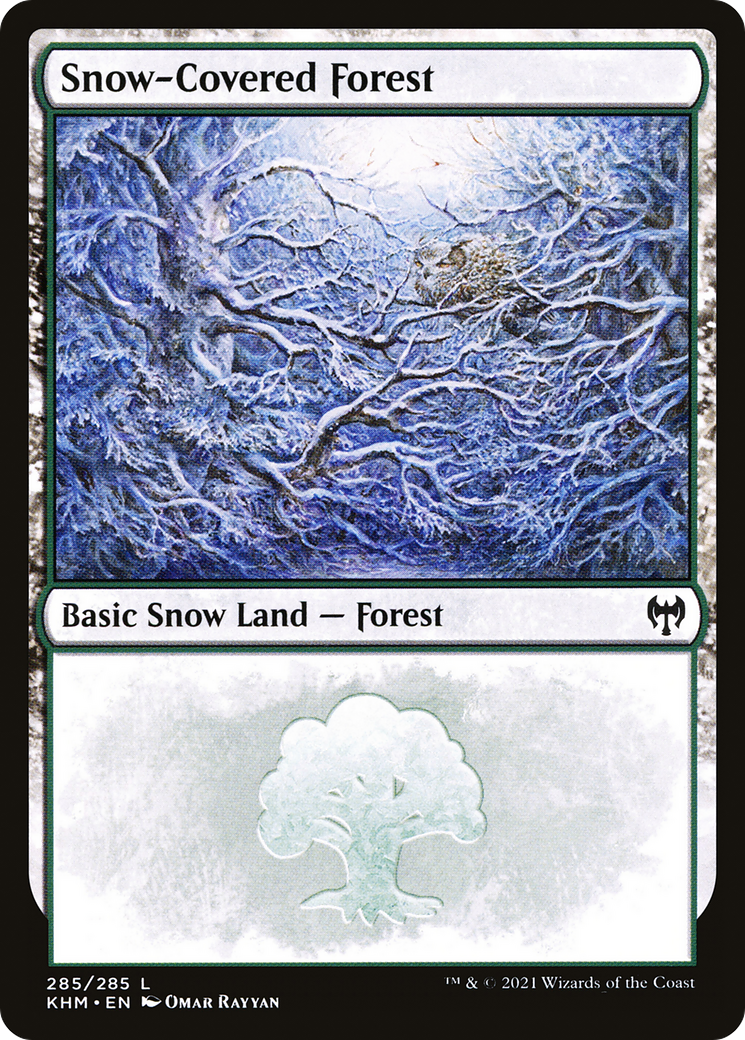 Snow-Covered Forest (285) (KHM-285) - Kaldheim: (snow)