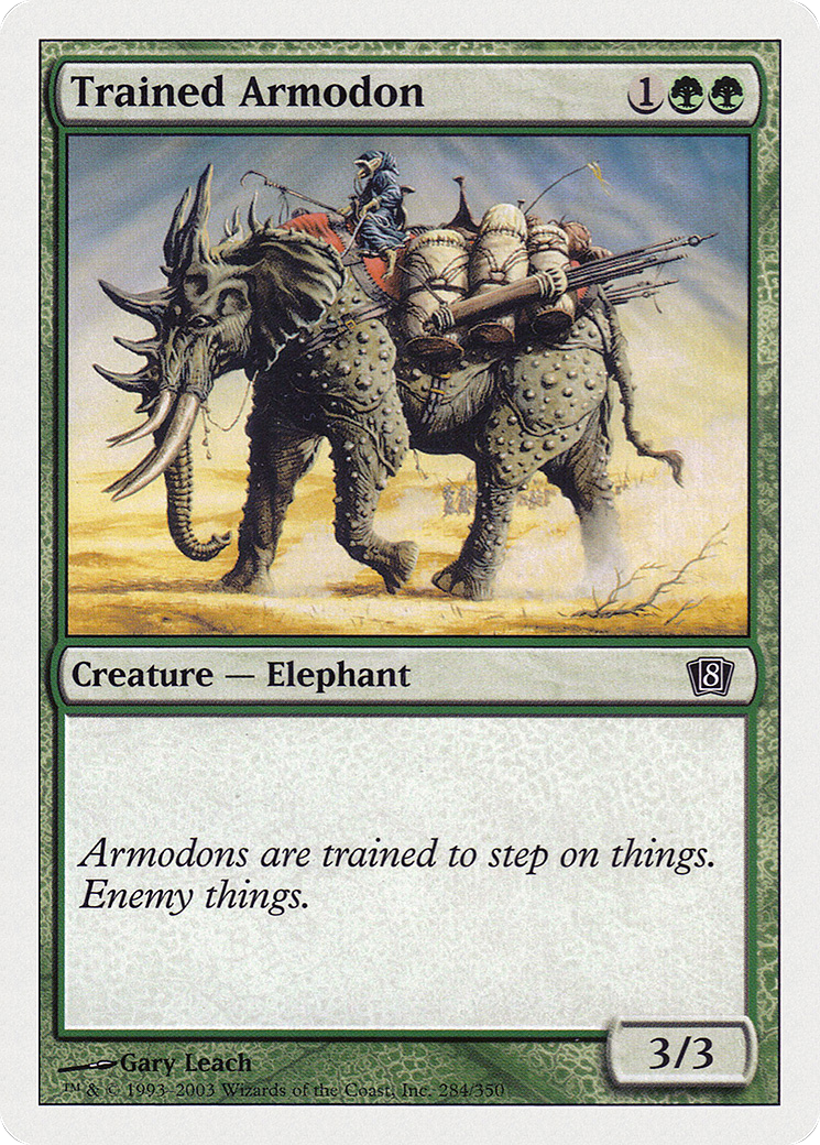 Trained Armodon (8ED-284) - 8th Edition