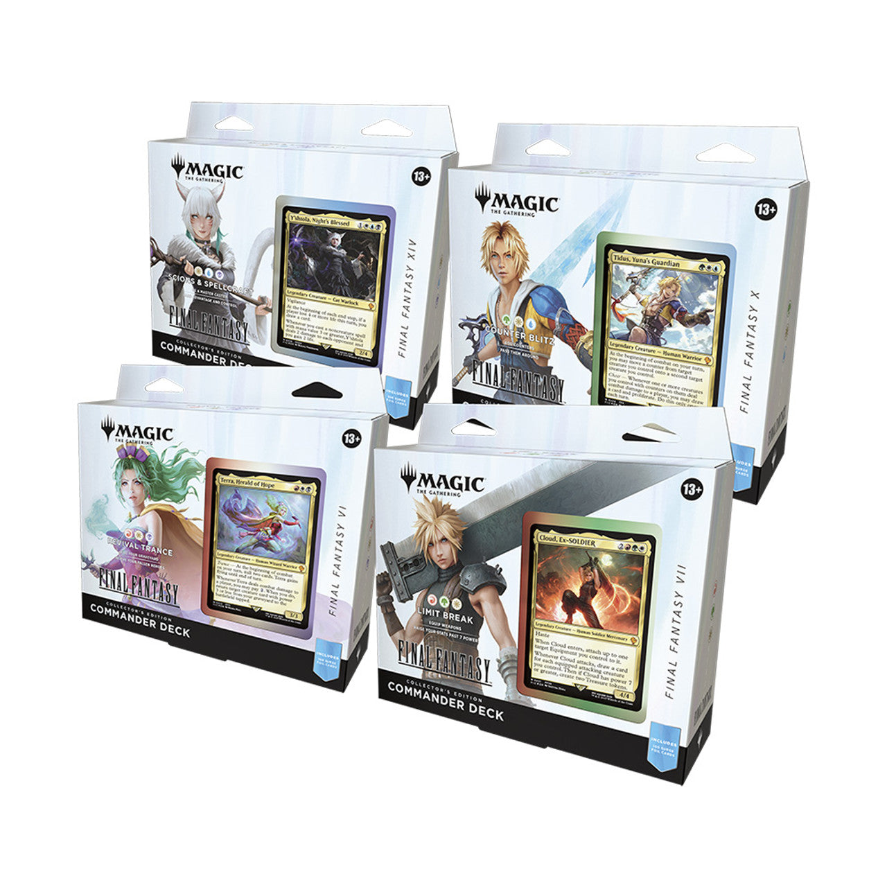 Magic the Gathering - Final Fantasy - Collector Commander Deck Case (Set of 4)