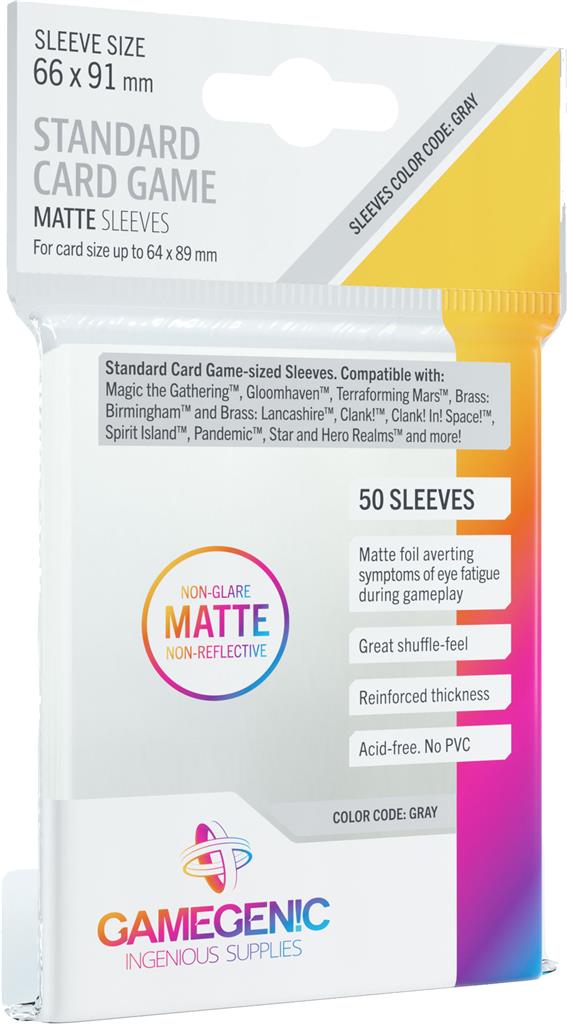 Standard Card Game - Matte Sleeves (50ct)