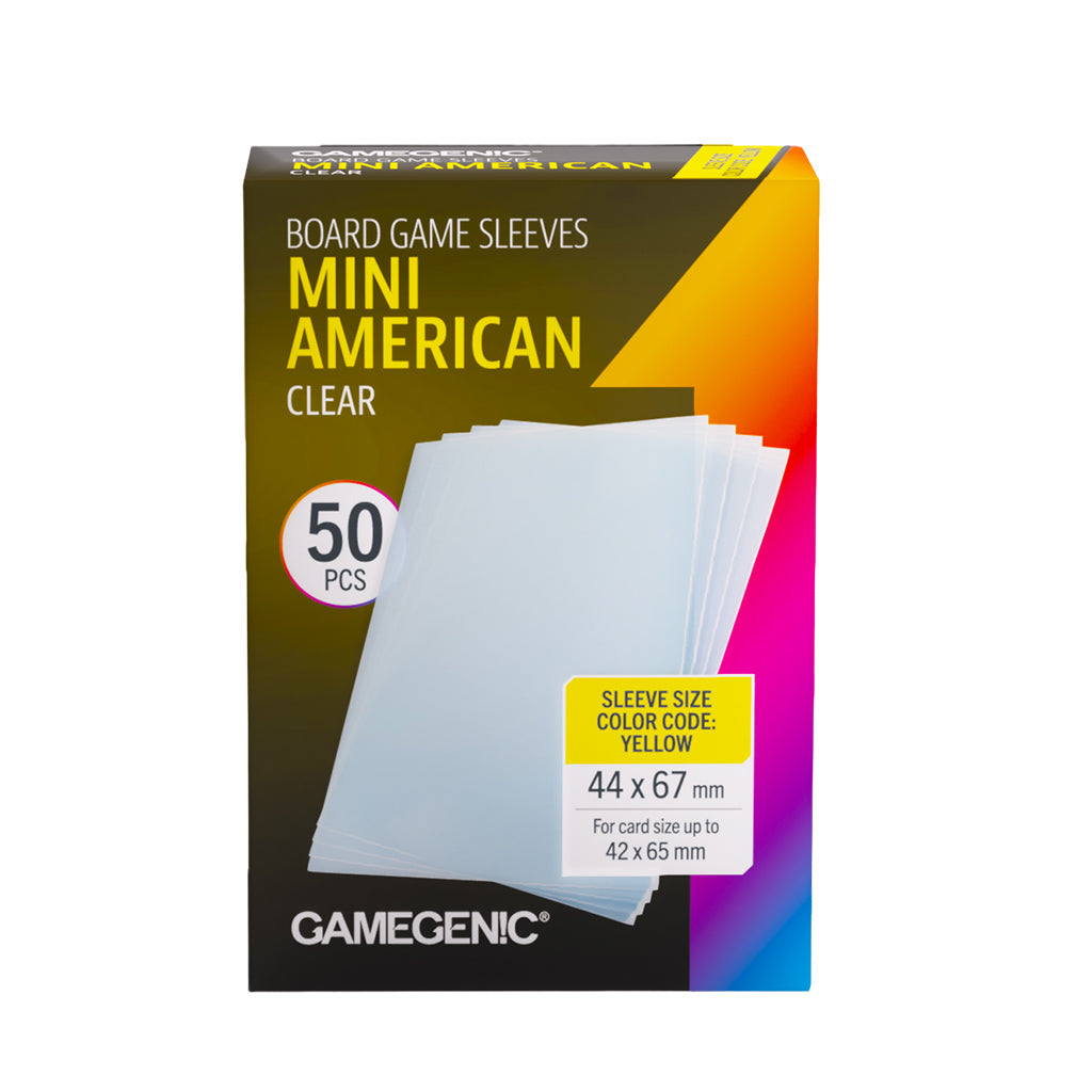 Mini American - Clear Sleeves (50ct)