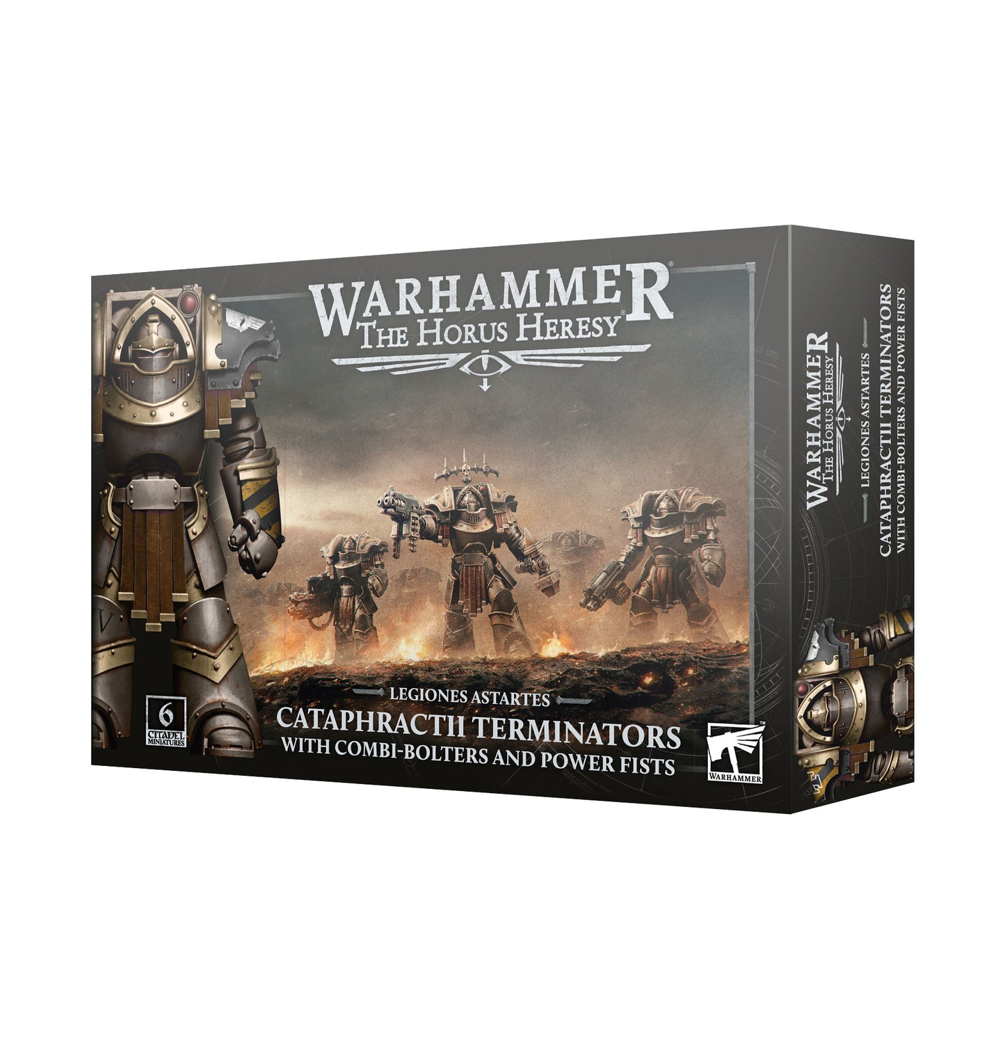 Warhammer The Horus Heresy - Cataphractii Terminators with Combi-bolters and Power Fists