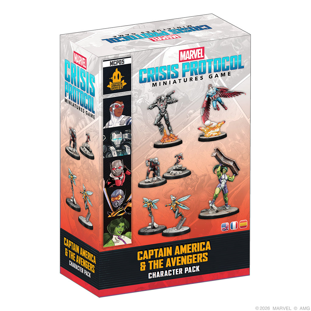 Marvel: Crisis Protocol - Captain America & The Avengers Character Pack