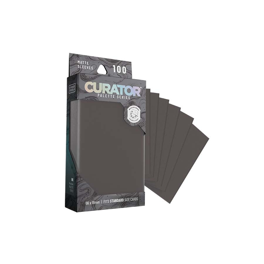 Curator - Pallette Sleeves - Ink (Black) (100ct)
