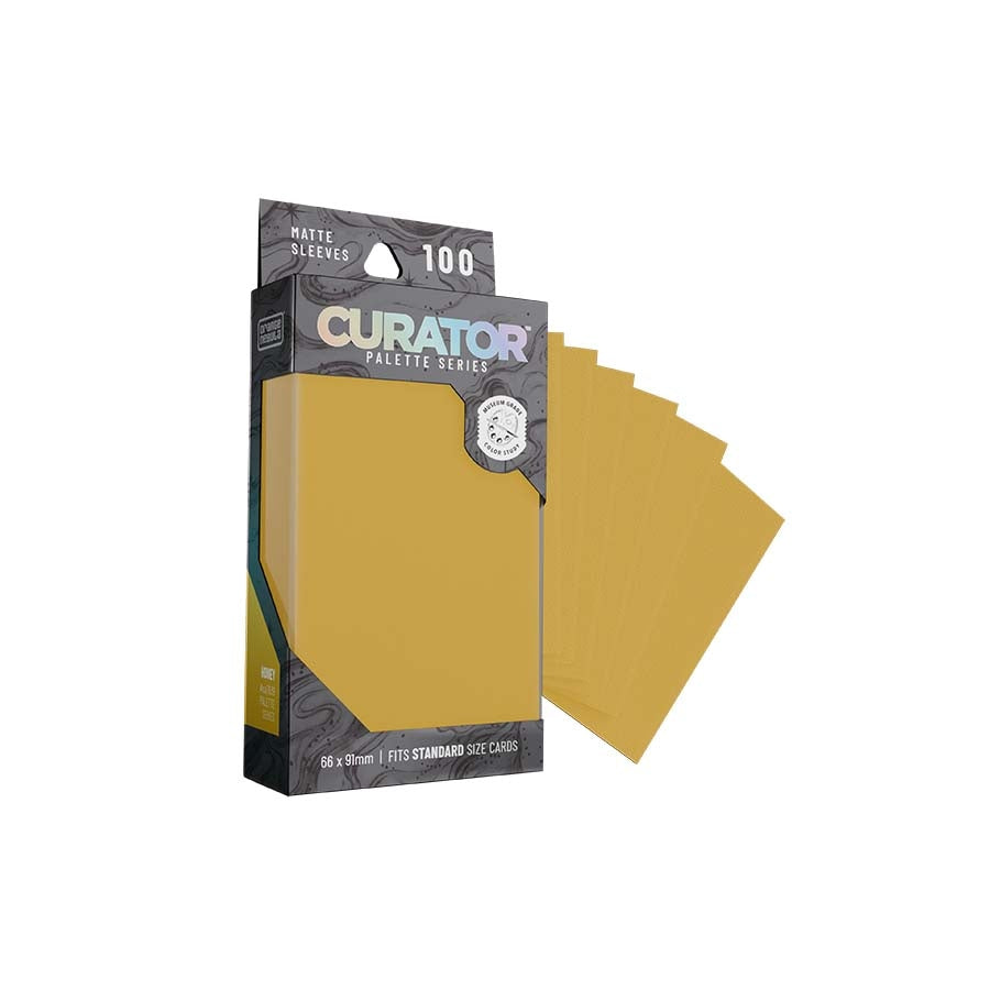 Curator - Pallette Sleeves - Honey (Yellow) (100ct)