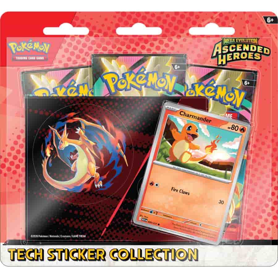 Pokemon - Ascended Heroes - Tech Sticker Collection (Styles May Vary)