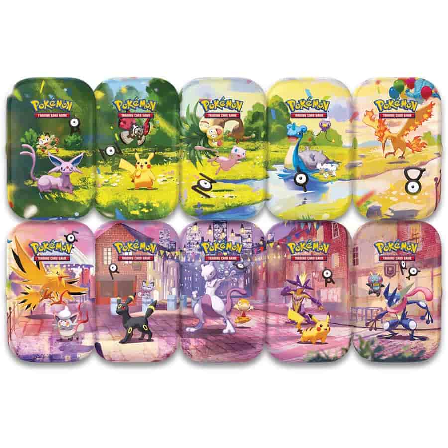 Pokemon 30th Anniversary - Mini Tins (Set of 10)