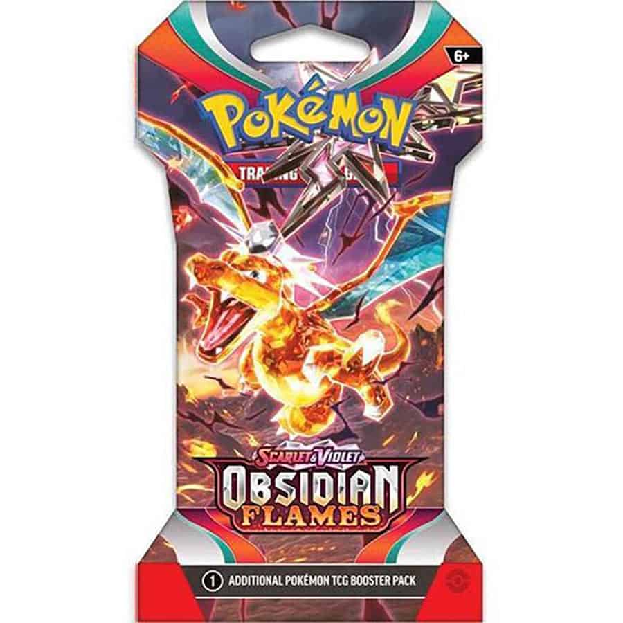 Pokemon - Obsidian Flames - Sleeved Booster (Styles may vary)