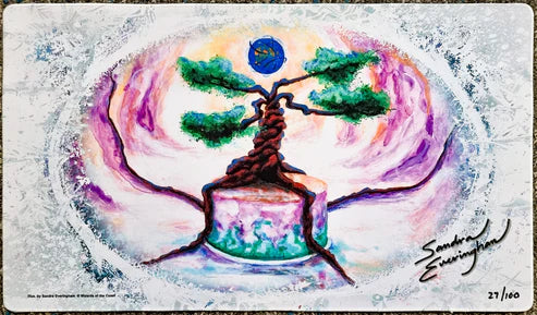 Zuran Orb - Sandra Everingham - Serialized X/100 - Signed by the Artist - Embroidered - MTG Playmat