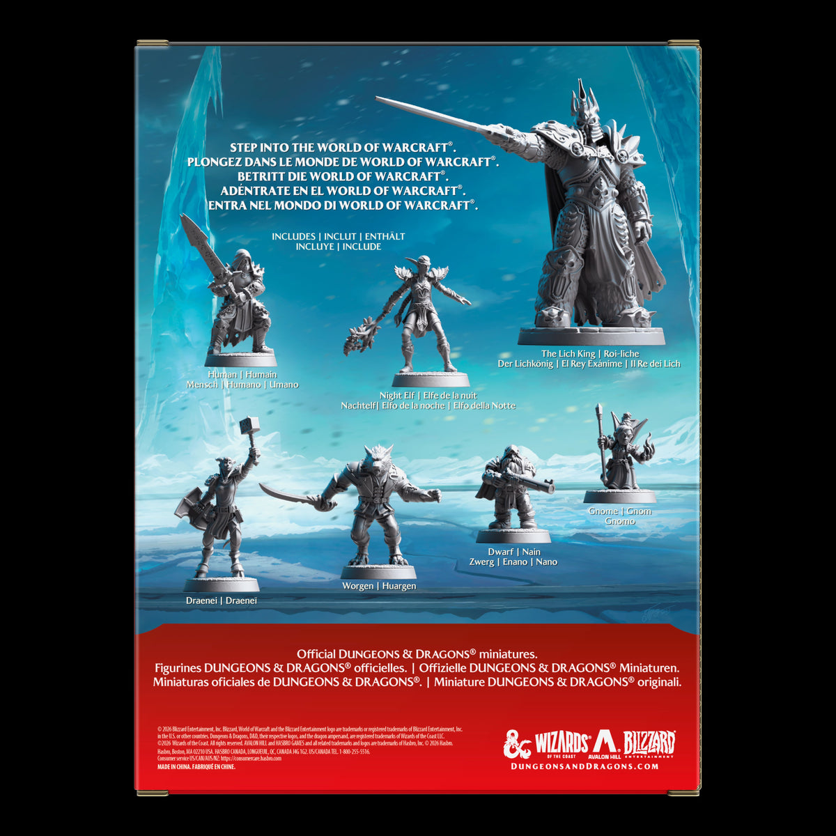 Dungeons & Dragons: World of Warcraft - Official Miniatures Set 2 - Alliance Pack