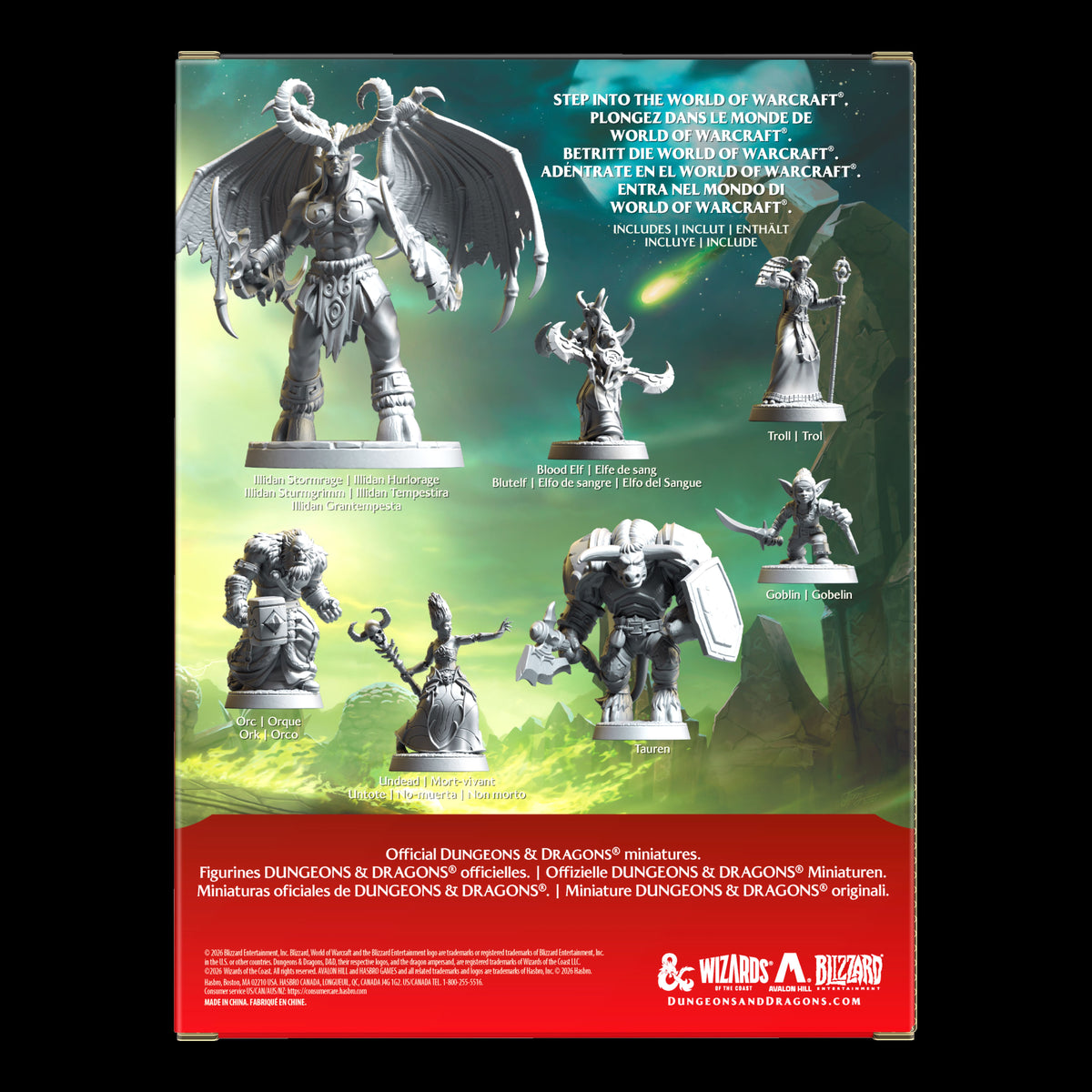 Dungeons & Dragons: World of Warcraft - Official Miniatures Set 1 - Horde Pack