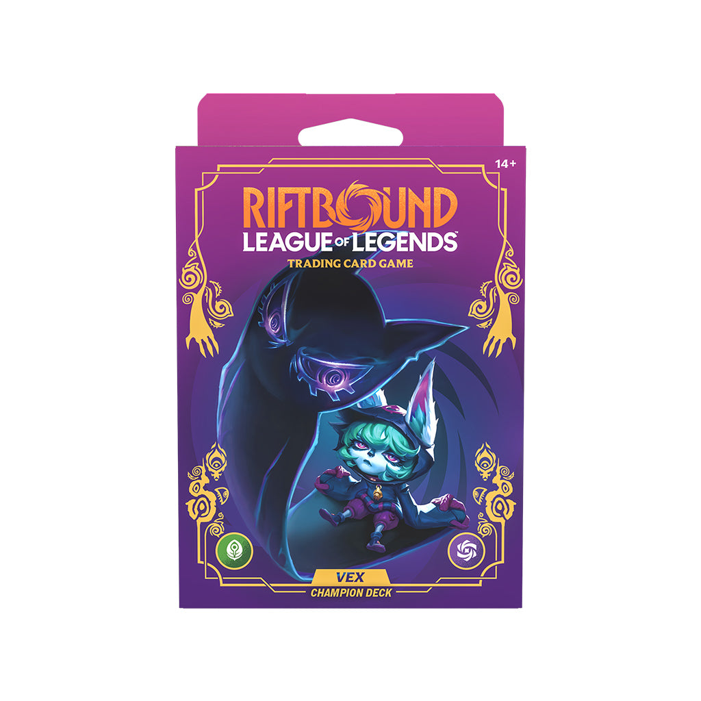 Riftbound League of Legends TCG Unleashed Vex Champion Deck