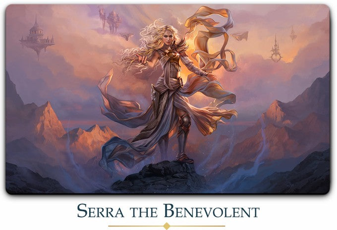Serra the Benevolent - Magali Villeneuve - Premium Stitched Serialized Playmat