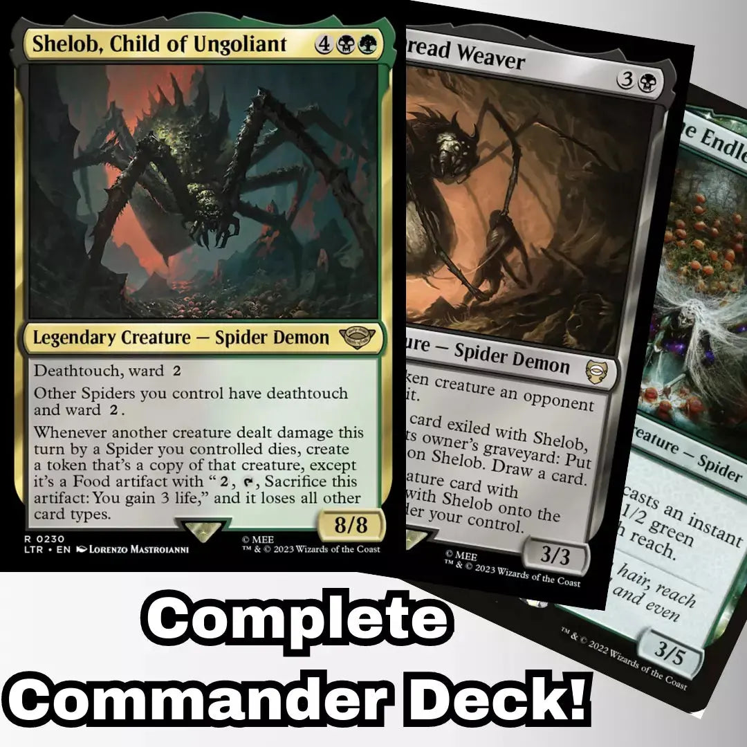 Magic the Gathering - Shelob, Child of Ungoliant - Custom Built Commander Deck