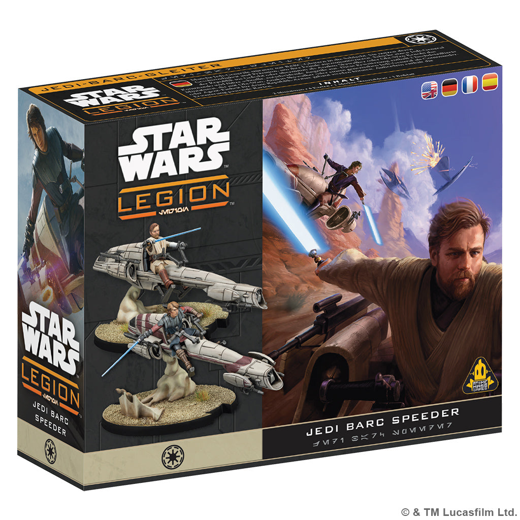 Star Wars: Legion – Jedi General on BARC Speeder