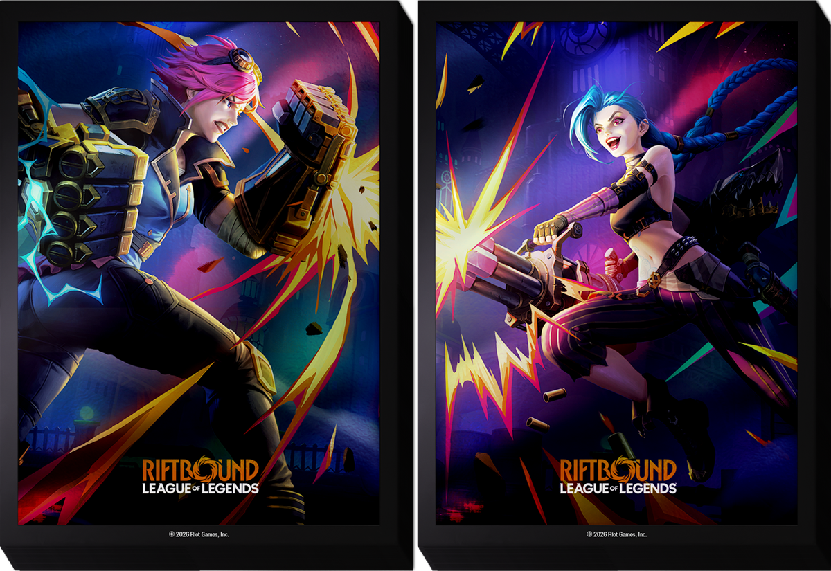 Riftbound League of Legends - Vendetta - Vi vs Jinx Art Sleeve (100ct)