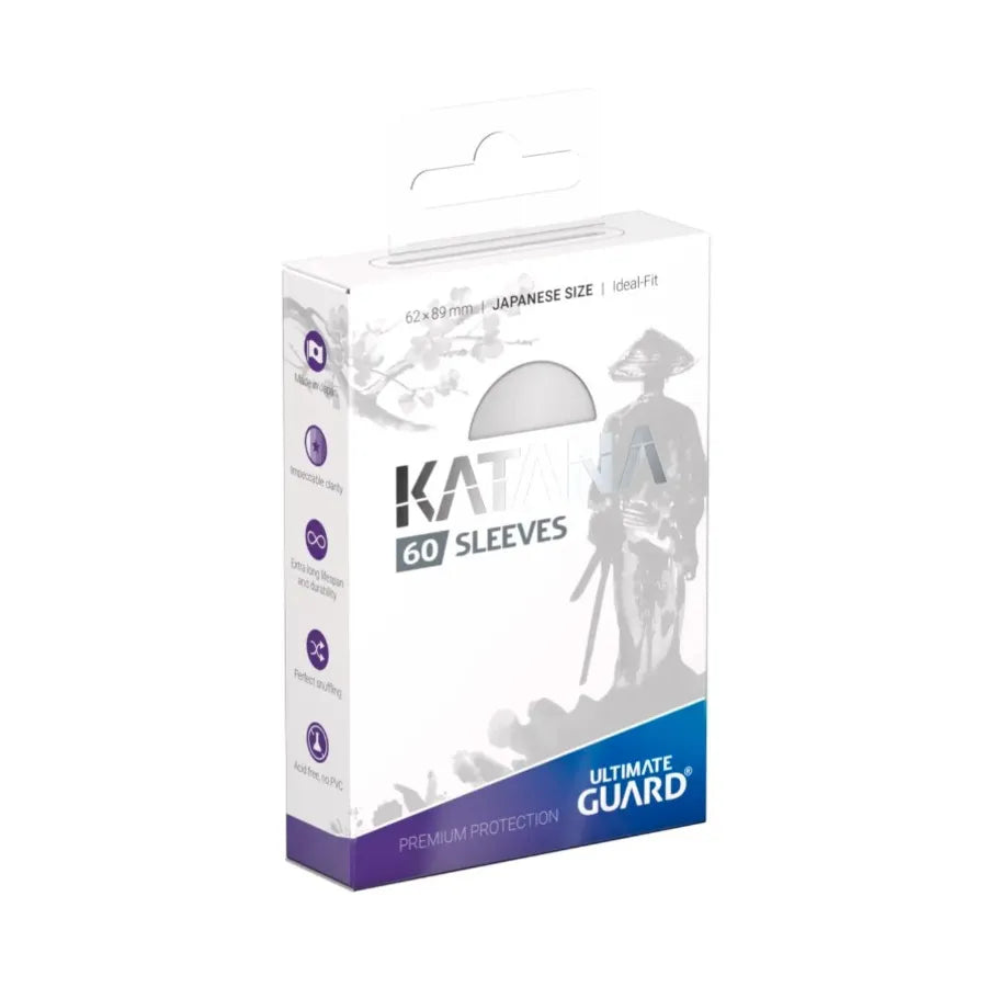 Japanese - White - Katana Card Sleeves (60ct)