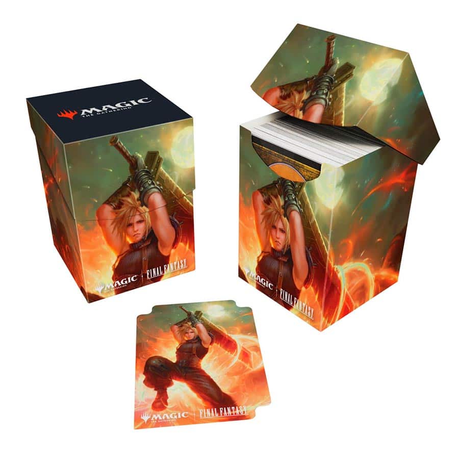 100+ Deck Box - Cloud, Ex-SOLDIER (Commander) - Magic the Gathering - Final Fantasy 100+ Deck Box - Cloud, Ex-SOLDIER (Commander) - Magic the Gathering - Final Fantasy