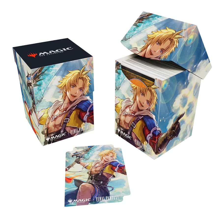 100+ Deck Box - Tidus, Yuna's Guardian (Commander) - Magic the Gathering - Final Fantasy