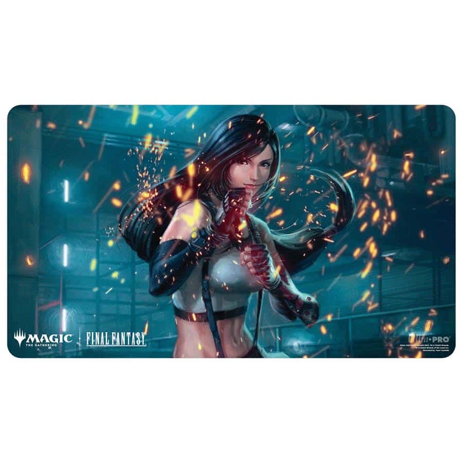 Playmat Tifa, Martial Artist - Magic the Gathering - Final Fantasy