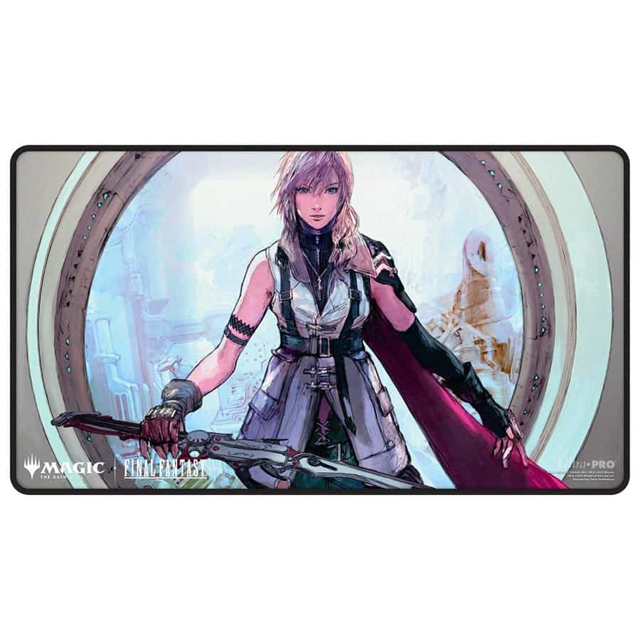 mtg final fantasy lightning playmat Ultra Pro Magic Holofoil Playmat - Final Fantasy