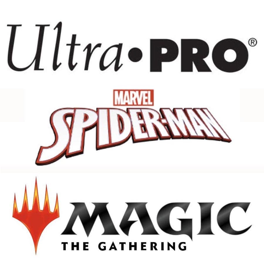 Standard - 100ct Deck Protector Sleeves In Clear Box: Land Blue - Magic the Gathering - Marvel's Spider-Man