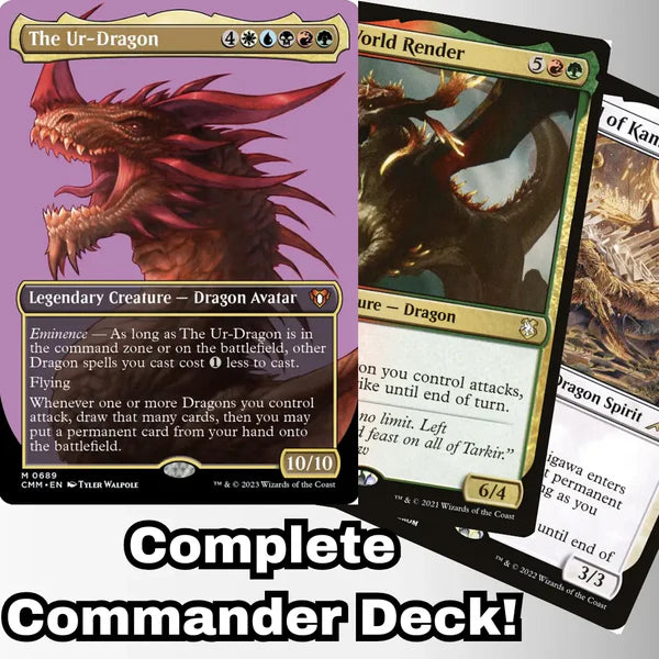 Magic the Gathering - The Ur-Dragon - Custom Built Commander Deck