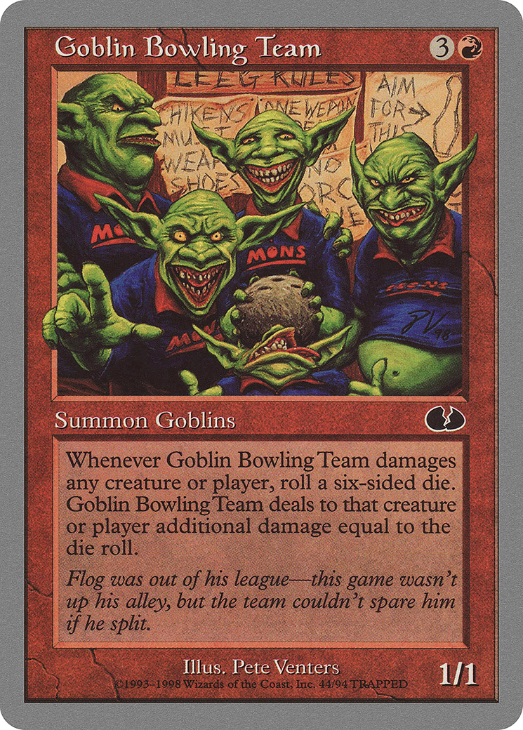 Goblin Bowling Team (UGL-044) - Unglued