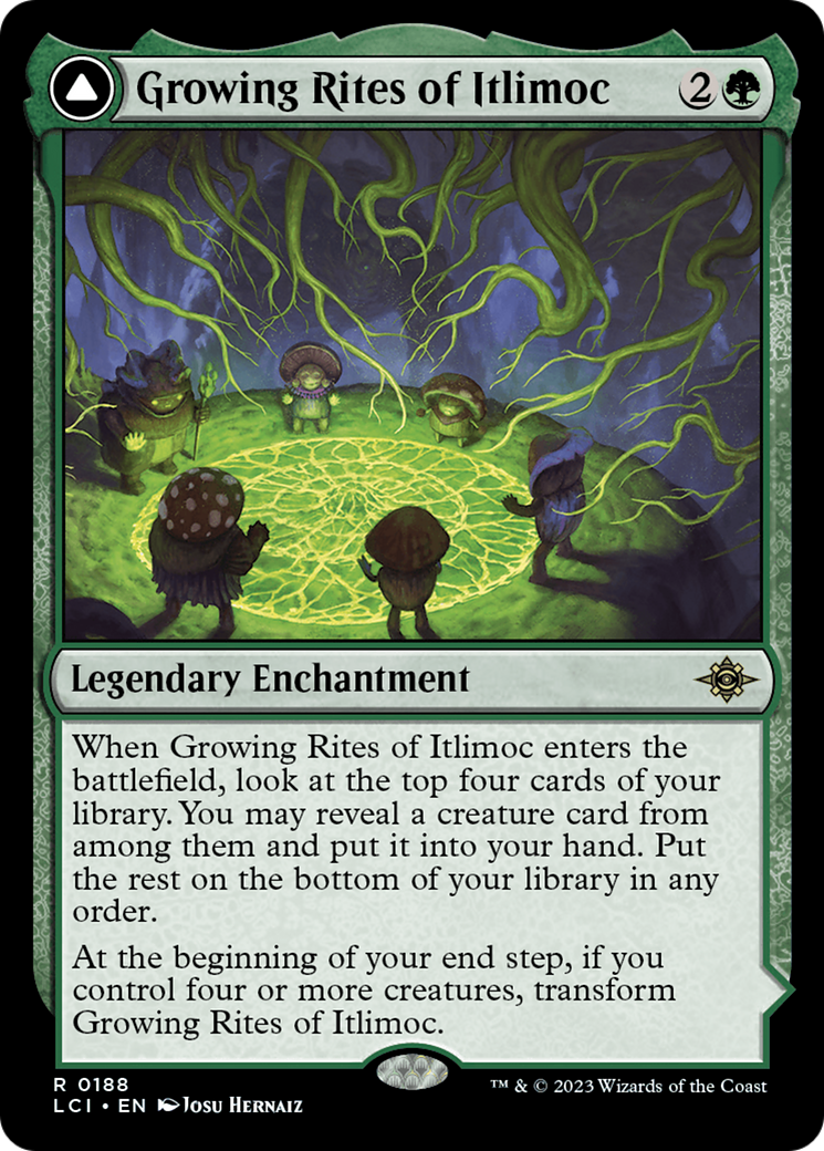 Growing Rites of Itlimoc (LCI-188) - The Lost Caverns of Ixalan Foil