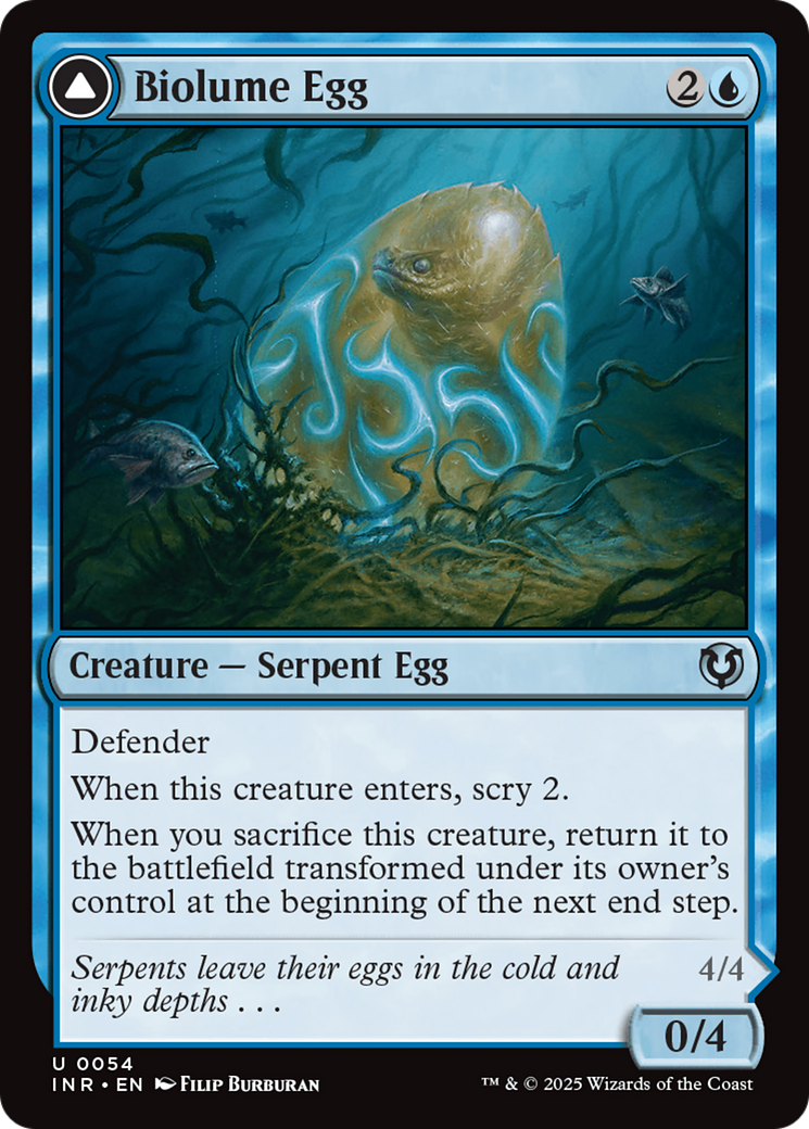 Biolume Egg // Biolume Serpent (INR-054) - Innistrad Remastered