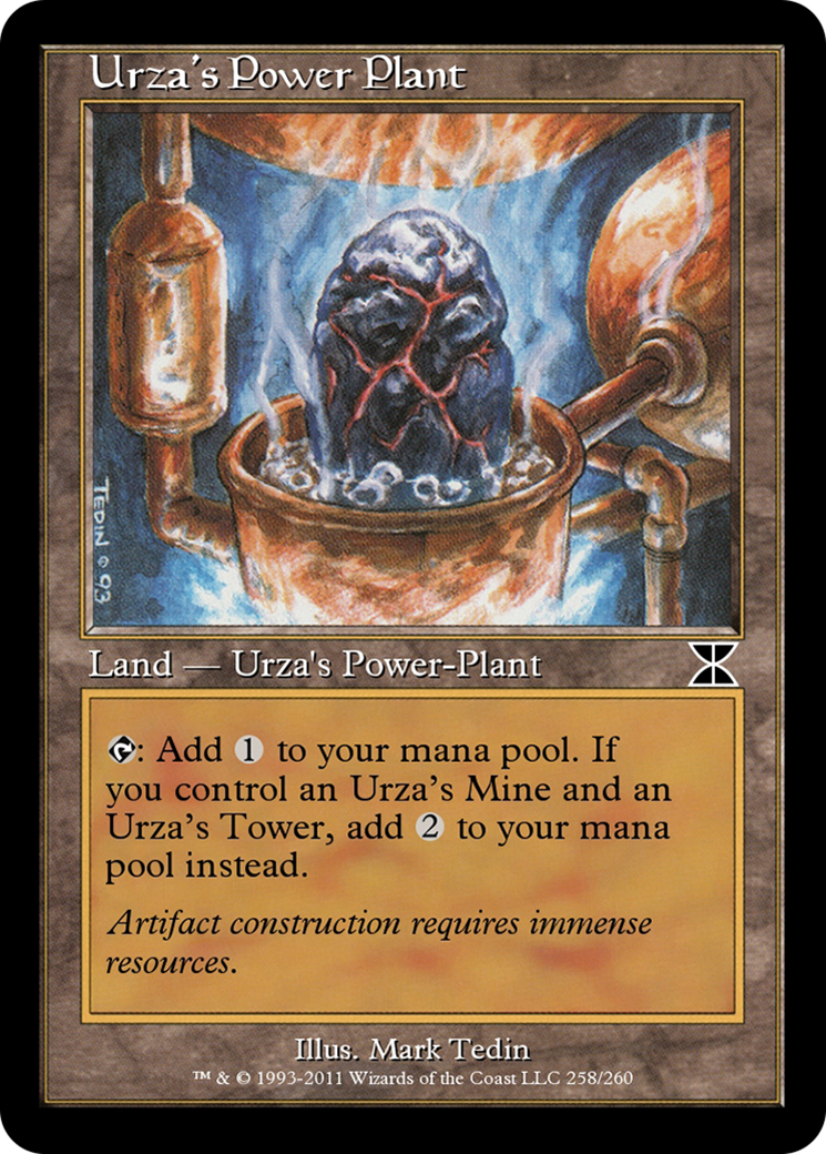 Urza's Power Plant (ME4-258a) - Masters Edition IV