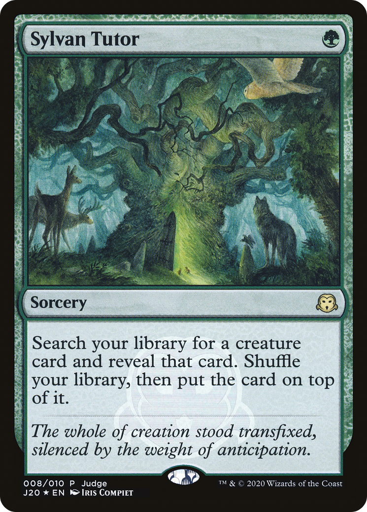 Sylvan Tutor (JDG-008) - Judge Gift Cards 2020 Foil