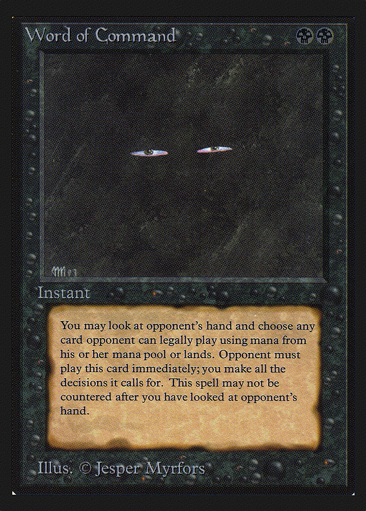 Word of Command (CE) (CED-137) - Collectors' Edition
