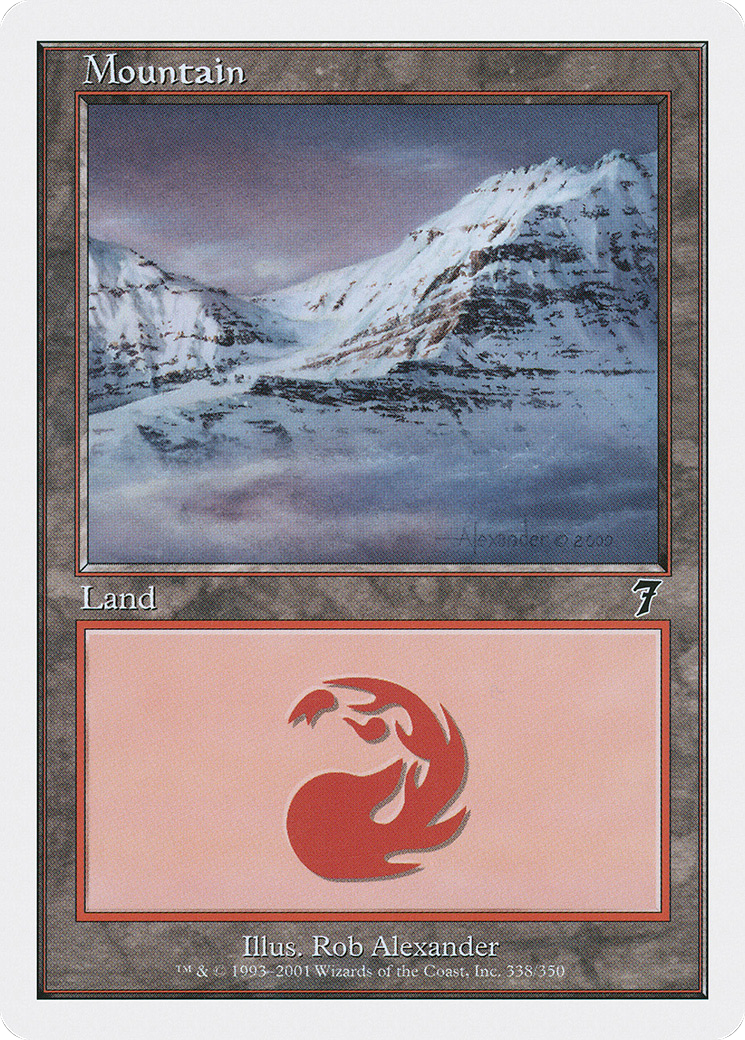Mountain (338) (7ED-338) - 7th Edition