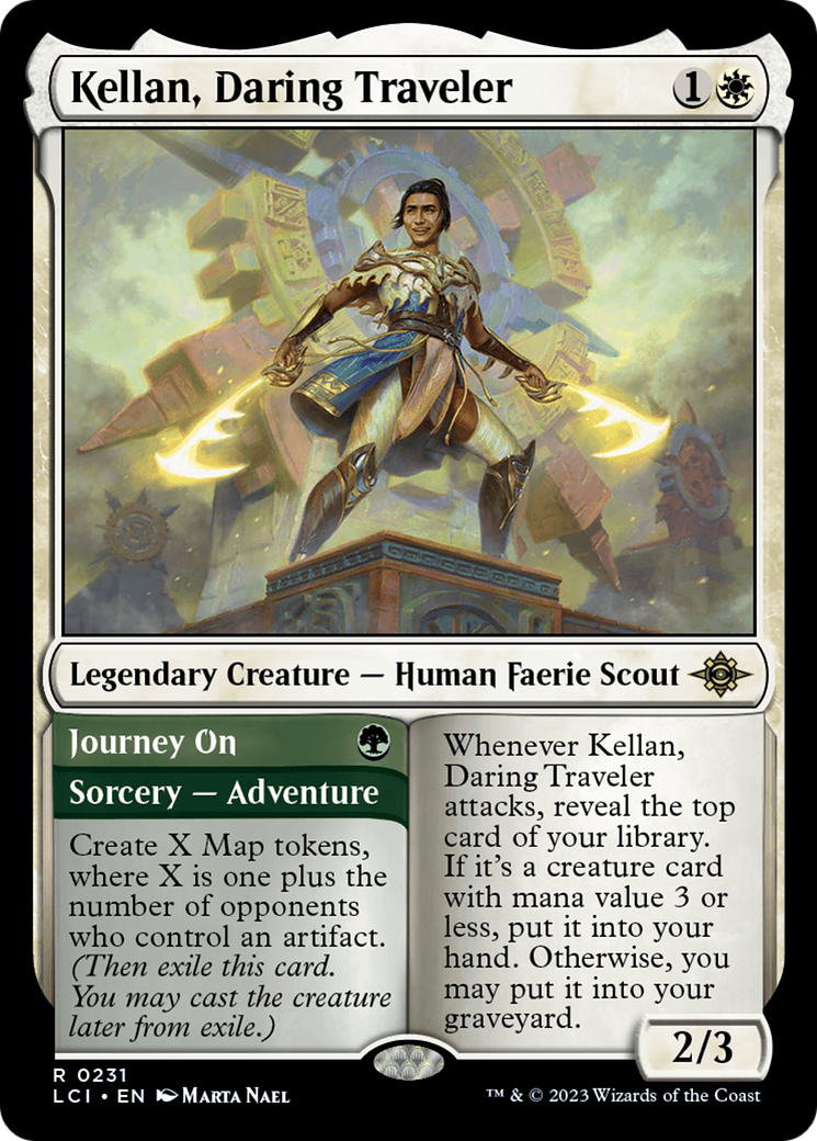 Kellan, Daring Traveler (LCI-231) - The Lost Caverns of Ixalan