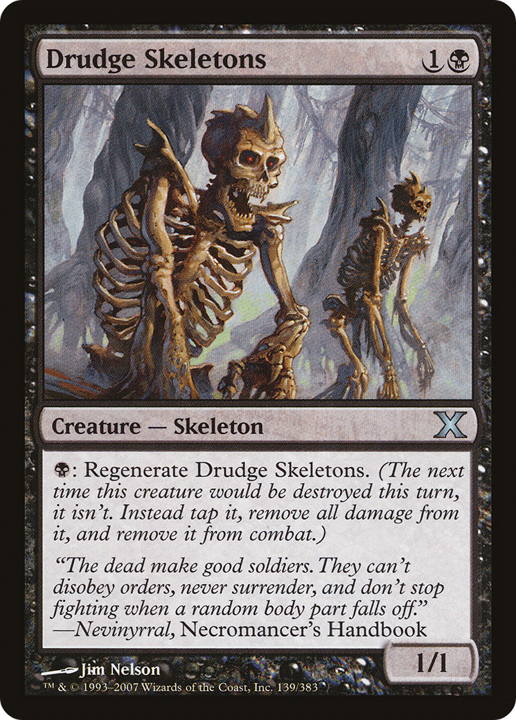 Drudge Skeletons (10E-139) - Tenth Edition