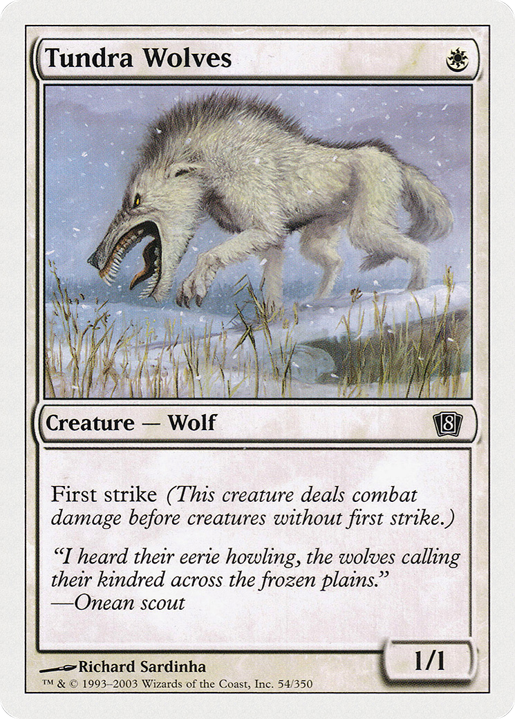 Tundra Wolves (8ED-054) - 8th Edition