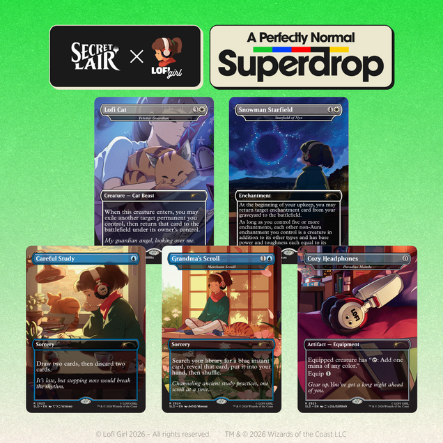 Magic the Gathering - Secret Lair x LoFi Girl - Beats To Cast To - Non-Foil