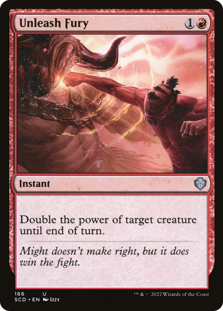 Unleash Fury (SCD-166) - Starter Commander Decks