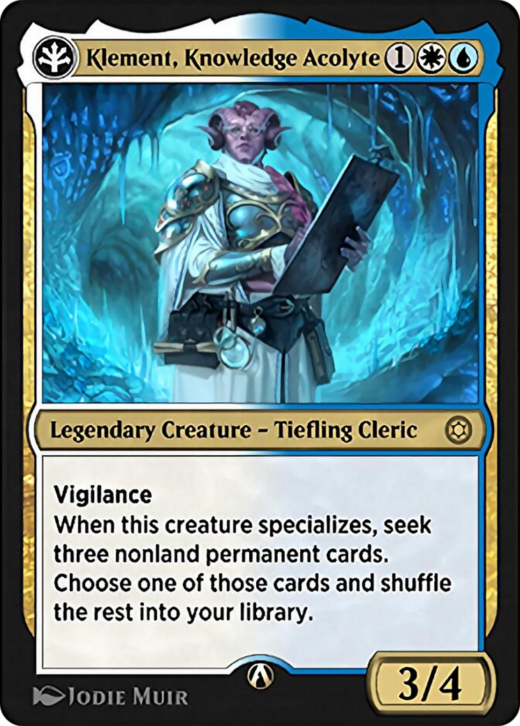 Klement, Knowledge Acolyte (HBG-01u) - Alchemy Horizons: Baldur's Gate