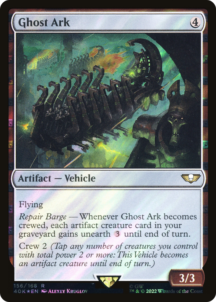 Ghost Ark (Surge Foil) (40K-156★) - Warhammer 40,000 Commander Foil