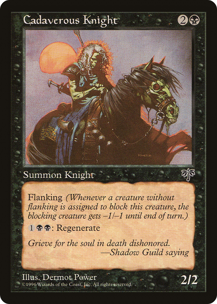 Cadaverous Knight (MIR-110) - Mirage